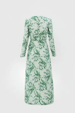 Justin Tong Eleanor Maxi Dress Green Size 8  for rent on The Volte - image 6