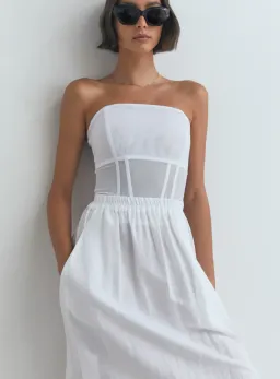 Viktoria Woods Rome Bustier White Size 1/aU 8  for rent on The Volte - image 2