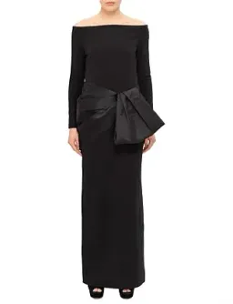Solace London Kori Maxi Dress Black Size 16 for rent on The Volte - image 1