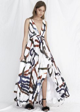 Aje Awelye Belize Maxi Dress Print Size 14 for rent on The Volte - image 2