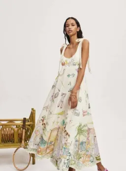 Alemais Anouk Ballet Sundress Print Size 10 for rent on The Volte - image 1