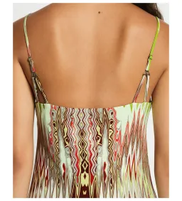 Sass & Bide Phoenix Asymmetric Hem Midi Dress Multi Print Size 6 for rent on The Volte - image 4