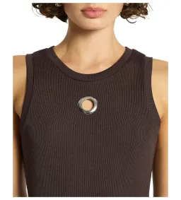 Sass & Bide Detour Rib Maxi Dress Chocolate Size 8/XS for rent on The Volte - image 4