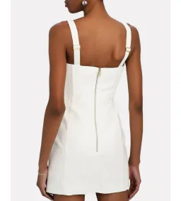 Dion Lee Fan Laced Mini Dress Ivory Size AU 4 for rent on The Volte - image 5