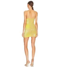 Natalie Rolt Josie Mini Dress in Yellow Size 1 / AU 8 for rent on The Volte - image 4