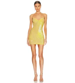 Natalie Rolt Josie Mini Dress in Yellow Size 1 / AU 8 for rent on The Volte - image 1