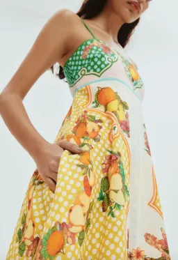 Alemais Lemonis Midi Sundress Multi Size AU 12   for rent on The Volte - image 3