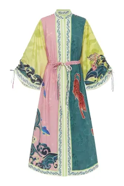 Alémais Rochester Midi Shirtdress Multi Size 12 for rent on The Volte - image 5