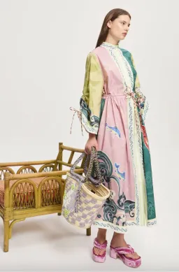 Alémais Rochester Midi Shirtdress Multi Size 12 for rent on The Volte - image 2