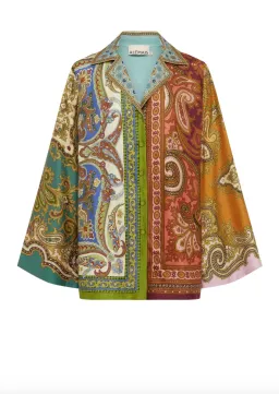 Alémais Clemenza Shirt and Scarf Skirt Set Multi Size 16 for rent on The Volte - image 7