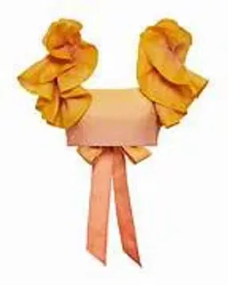 Zimmermann Postcard Ruffle Bodice and Maxi Skirt Set Orange Size AU 12 for rent on The Volte - image 3