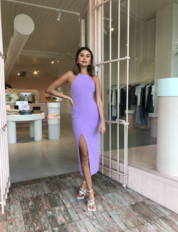 Bec & Bridge Candy Midi Dress Lilac Size 8 for rent on The Volte - image 1