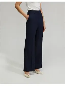 Oxford Lydia Wool Stretch Suit Trousers Navy for rent on The Volte - image 1