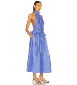 Zimmermann Luminous Halter Gown Cornflower Size 2 AU 12 for rent on The Volte - image 3