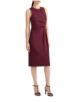 David Lawrence The Saylor Sleeveless Ponte Dress in Rich Plum Size 4/XXS for rent on The Volte - image 3
