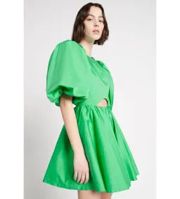 Aje Colette Abstract Cut Out Mini Dress Green Size AU 10 for rent on The Volte - image 4
