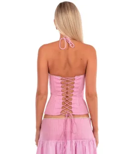 I Am Delilah Adeline Corset & Skirt Set Lulip Pink Size AU8 for rent on The Volte - image 3