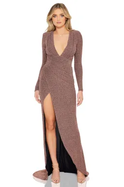Love Nookie Intuition Gown in Brown Size 14 for rent on The Volte - image 1