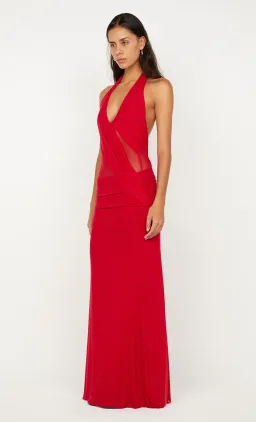 Bec & Bridge Deija Halter Maxi Dress in Red Size 8/S for rent on The Volte - image 3