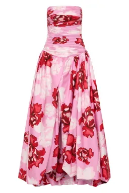Aje Behold Maxi Dress In Pink Boldly Blooming Size AU 8 for rent on The Volte - image 9