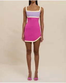 By Johnny Calypso Splice Mini Dress Size 12 for rent on The Volte - image 1