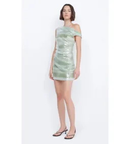 Bec & Bridge Brydie Asym Mini Dress Mint Ombré Size Small /AU 8 for rent on The Volte - image 2