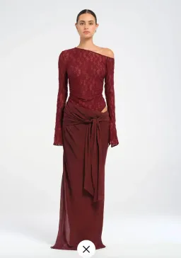 Benni Nova Maxi Dress Red Size 8 for rent on The Volte - image 1