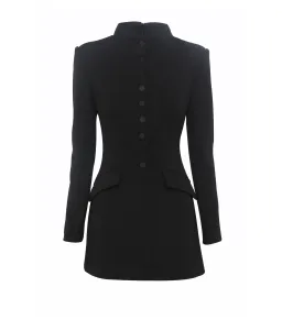 Mossman Network Mini Dress Black Size AU 12  for rent on The Volte - image 5