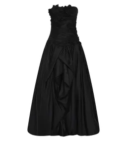 Aje Splendour Flower Gown Black Size AU 8 for rent on The Volte - image 7