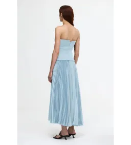 Acler Avonlea Midi Dress Celeste Blue Size AU 8 for rent on The Volte - image 3