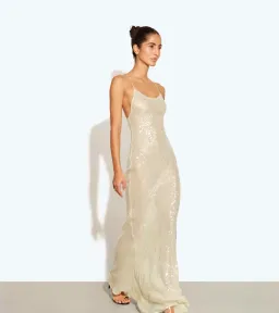 Rat And Boa  Olympia Dress Nude Size 6  for rent on The Volte - image 1