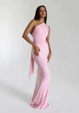 Natalie Rolt Fabienne Dress Pink Size 8  for rent on The Volte - image 1