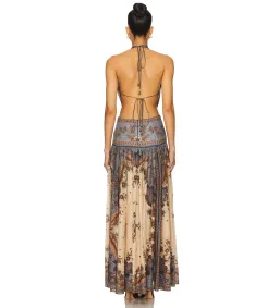 Zimmermann Ascension Plunge Halter Maxi Dress Size 0 / AU 8 for rent on The Volte - image 4
