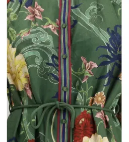 Alemais Avery Shirt Midi Dress Multi Print Size 14 for rent on The Volte - image 4