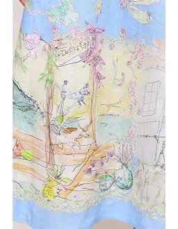 Alemais Anouk Midi Dress Multi Size 8 for rent on The Volte - image 4