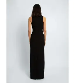 Christopher Esber Archer Column Cowl Dress Black Size 6 for rent on The Volte - image 4