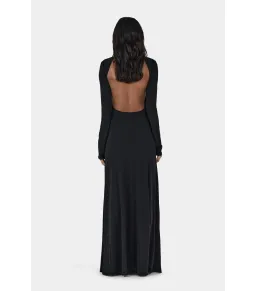 Hansen and Gretel Daphne Maxi Dress Black Size AU 10 for rent on The Volte - image 5