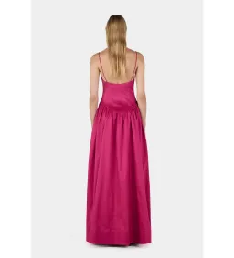 Hansen and Gretel Bellini Taffeta Gown Magenta Size AU 8 for rent on The Volte - image 4
