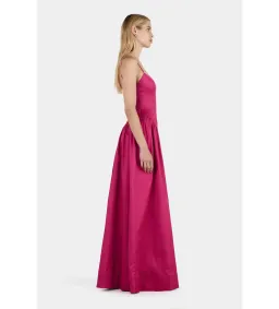 Hansen and Gretel Bellini Taffeta Gown Magenta Size AU 8 for rent on The Volte - image 3