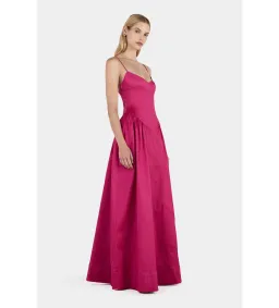 Hansen and Gretel Bellini Taffeta Gown Magenta Size AU 8 for rent on The Volte - image 2
