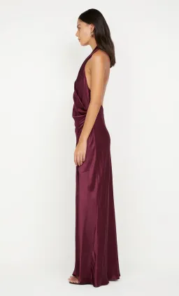 BEC & BRIDGE ELISIA WRAP MAXI DRESS / PLUM / SIZE 10 for rent on The Volte - image 4