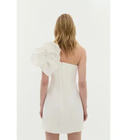 Aje Florence Mini Dress Ivory Size 14 for rent on The Volte - image 4