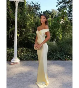 Natalie Rolt Bridget Maxi Dress in Lemon Size AU 6 for rent on The Volte - image 1