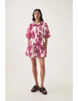 AJE ELIZA SMOCK MINI DRESS SIZE 4 for rent on The Volte - image 1