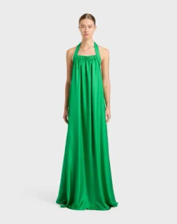 Bondi Born Marfa Halter Maxi Dress Green Size 16 for rent on The Volte - image 1