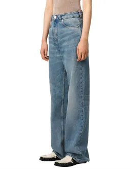 Ami Large Fit Jeans in Used Indigo Denim Size 6/XS for rent on The Volte - image 5