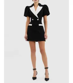 Rebecca Vallance Emma Mini Dress Black Size AU 8  for rent on The Volte - image 1