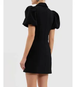 Rebecca Vallance Emma Mini Dress Black Size AU 8  for rent on The Volte - image 3