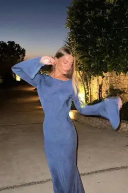 Realisation Par Gai Maxi Dress in Denim Size AU 8 for rent on The Volte - image 5