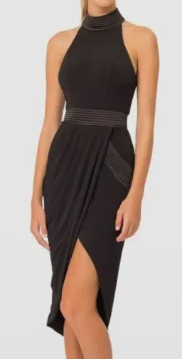 Zhivago Miracle Dress Midi Black Size AU 10 for rent on The Volte - image 1
